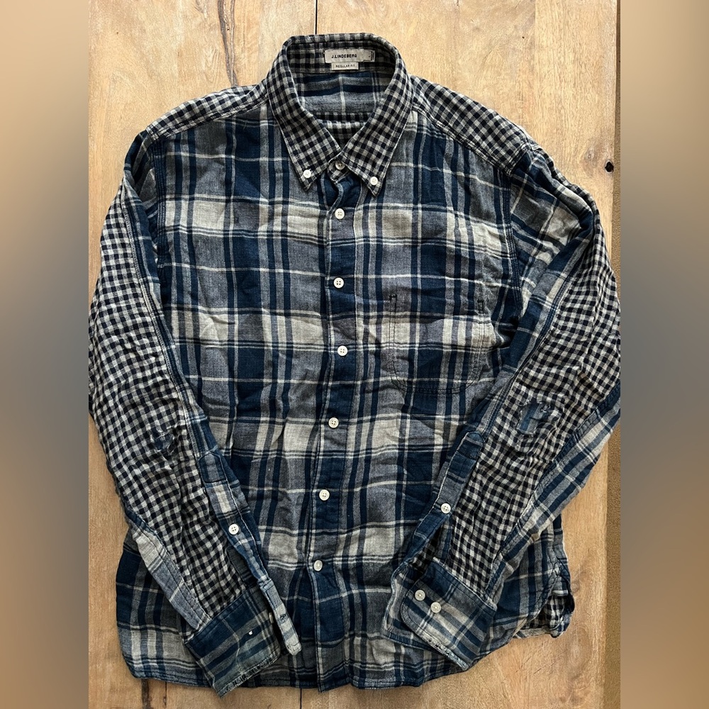 3/$90 J.Lindeberg Button Down Flannel